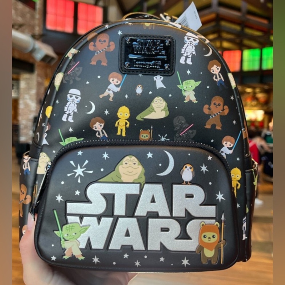 Disney Park Loungefly Star Wars Mini Backpack NWT - Picture 4 of 5